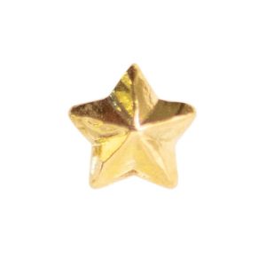 Single Gold Star Ribbon Attachment