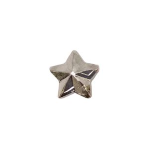 Single Silver Star Ribbon Attachement